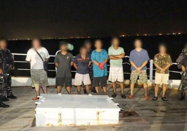 TNI AL Gagalkan Penyelundupan 1,3 Ton Narkoba di Perairan Tanjung Berakit