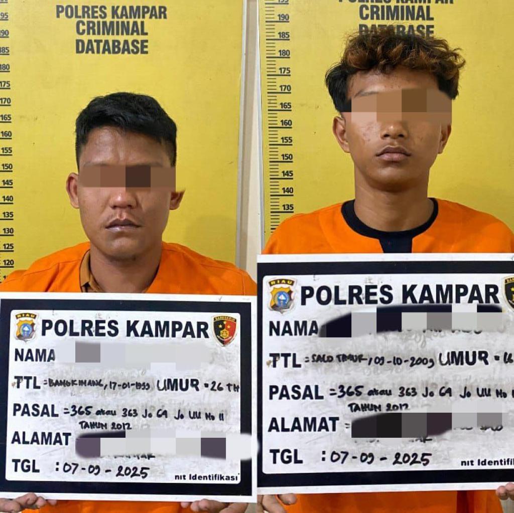 Dua Pelaku Pencurian Kabel di Kampar Ditangkap, Dua Lagi Masih Buron