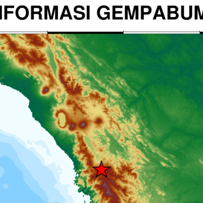 Solok Diguncang Gempa M 4,2, BMKG: Pusat Gempa di Darat, Kedalaman 1 Km
