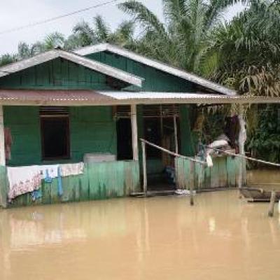 Banjir Besar Melanda Pelalawan, Pangkalan Kerinci dan Langgam Terdampak Parah