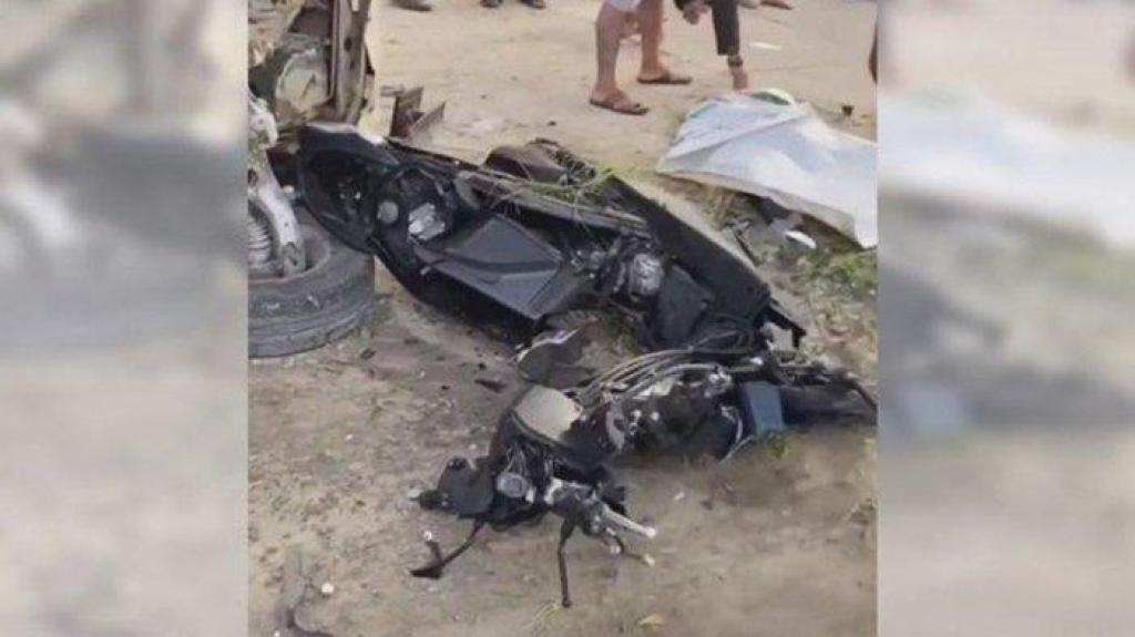 Yamaha Mio 125 Alami Rem Blong di Jembatan Lubuk Paraku Padang: Satu Keluarga Tercebur ke Sungai, Istri Tewas