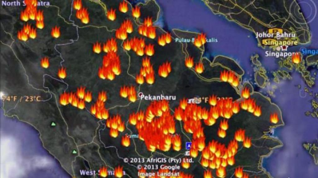 Ada 11 Hotspot di Sumatera, Kampar 3 Titik Panas
