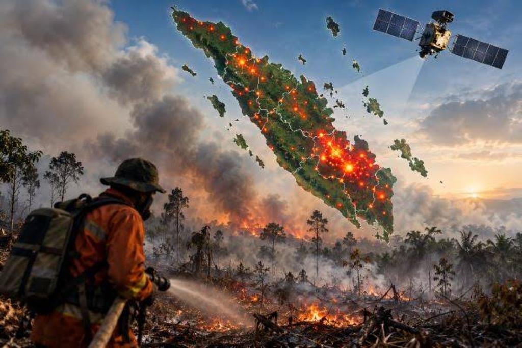Hotspot di Riau Turun Drastis Usai Diguyur Hujan, Tersisa 12 Titik
