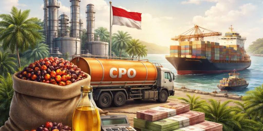 CPO Dongkrak Ekspor Riau Awal 2026, Tembus US$3,69 Miliar