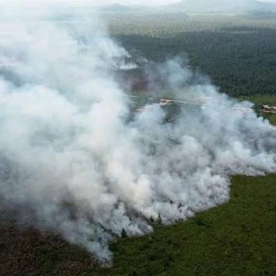 18 Titik Panas Terdeteksi di Sumatera, Riau Sumbang Satu Titik di Pelalawan