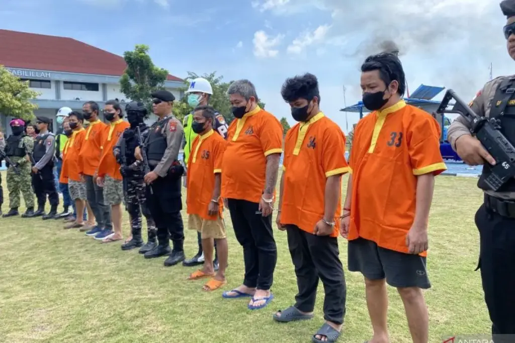 Bareskrim Tetapkan 8 Awak MV King Sun Tersangka Penyelundupan 1,3 Ton Ketamin
