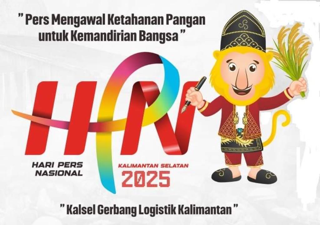 Logo HPN 2025: Bekantan Jadi Ikon, Kalsel Siap Sambut Perhelatan Nasional