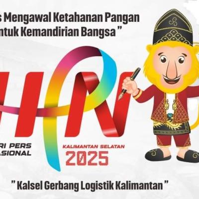 Logo HPN 2025: Bekantan Jadi Ikon, Kalsel Siap Sambut Perhelatan Nasional
