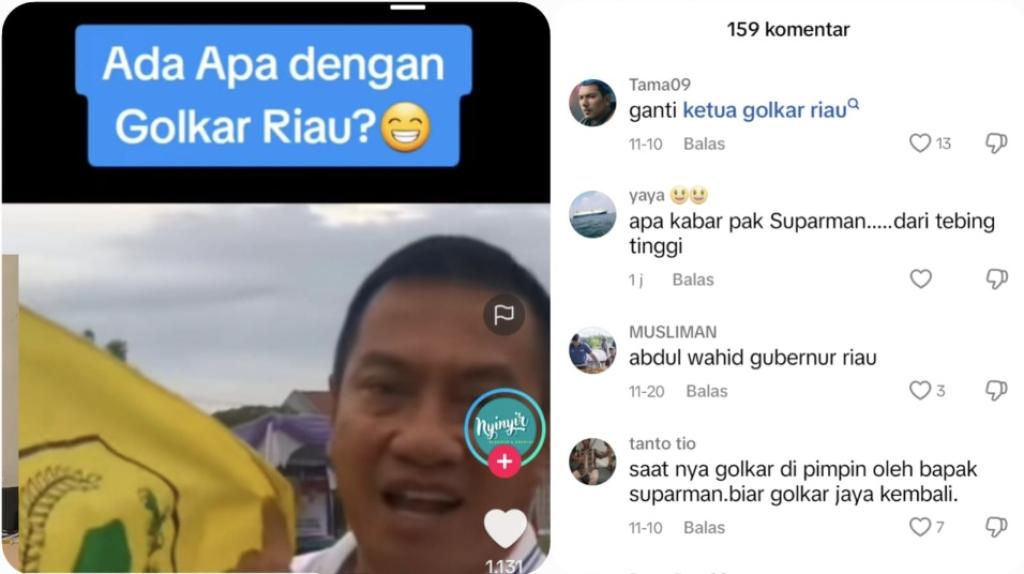 Golkar Ku Malang, Golkar Ku Sayang', Mantan Ketua DPRD Provinsi Riau Ini Desak Pengurus Golkar Riau Mundur