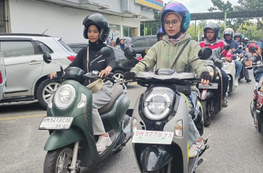 Keseruan Matchy with Scoopy dan Kebersamaan Komunitas Honda di Pekanbaru