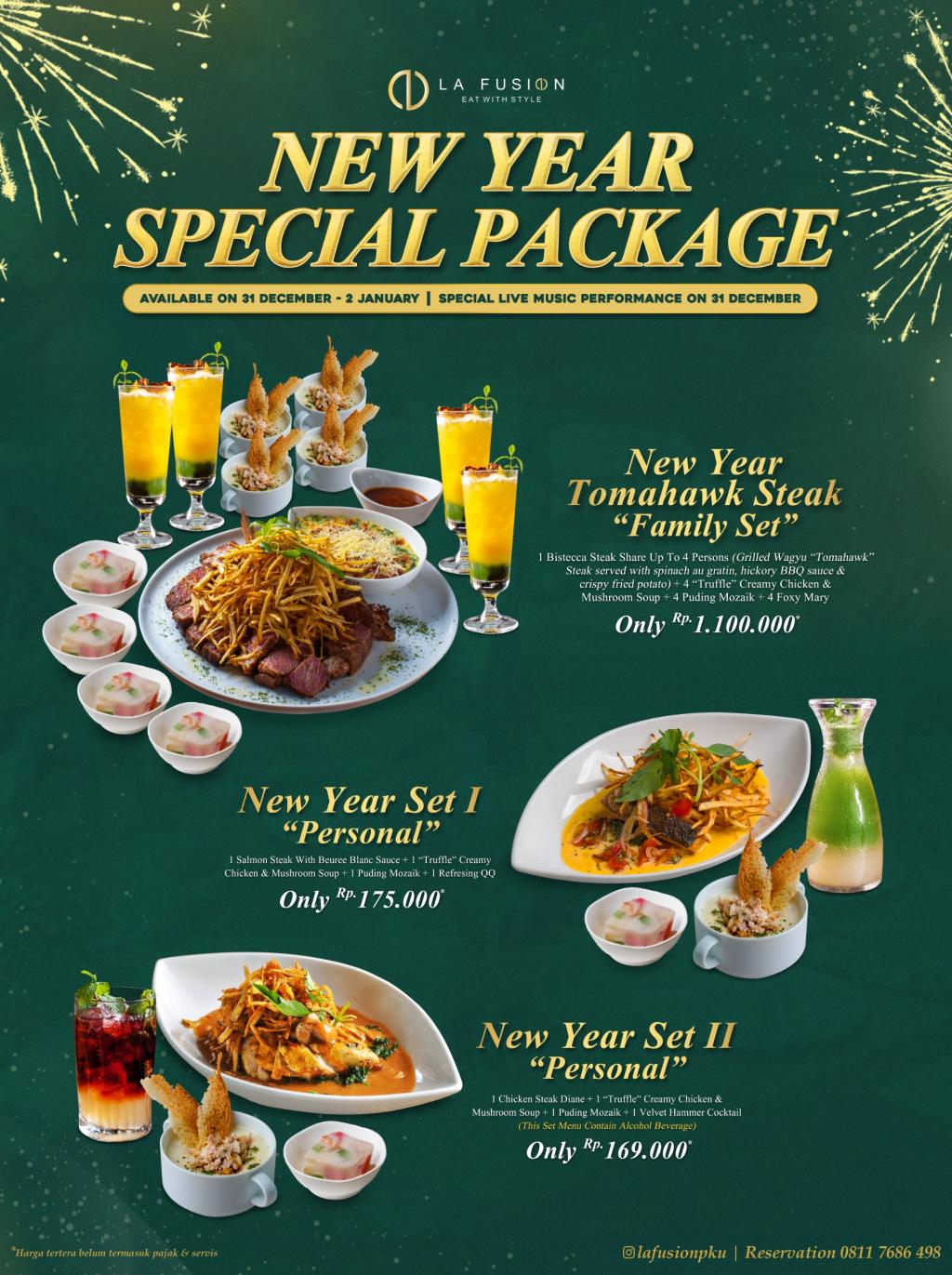 Rayakan Tahun Baru, Momennya Berbagi Kebahagiaan di La Fusion