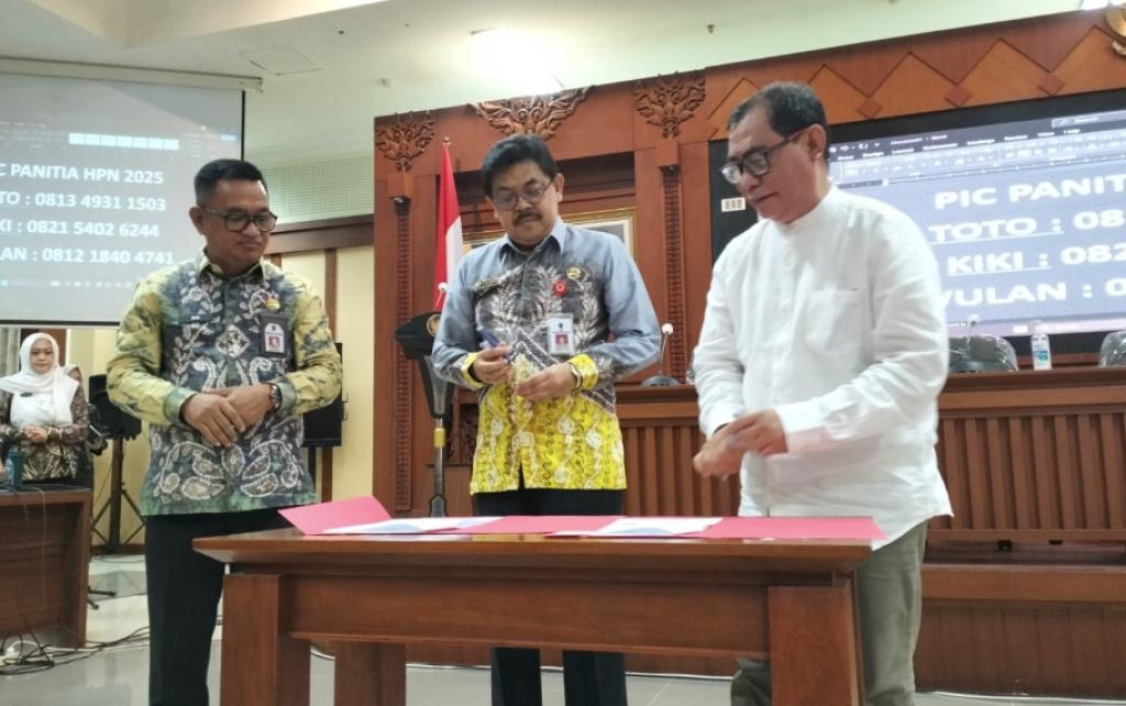 Sambut Kedatangan Presiden pada Puncak HPN, Pemprov Kalsel Gelar Rakor