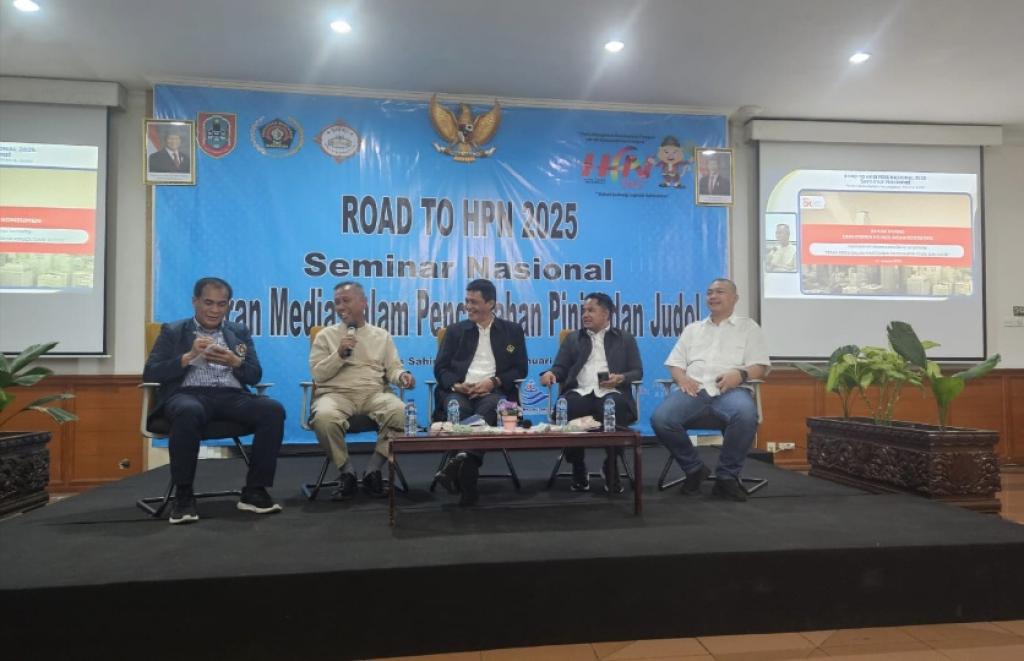 Seminar Nasional Sempena HPN 2025, Literasi Jadi Kunci Pencegahan Pinjol Ilegal dan Judol di Tengah Masyarakat