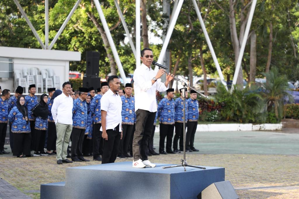 Pemko Batam Gelar Apel Gabungan: Wali Kota Rudi Harapkan Batam Lebih Maju di Era Kepemimpinan Baru