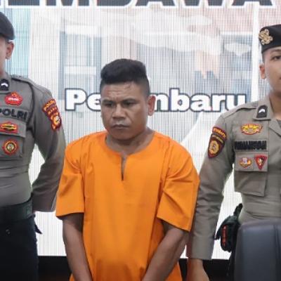 Ditreskrimum Polda Riau Ringkus Diduga Pelaku Pengancaman yang Viral di Media Sosial