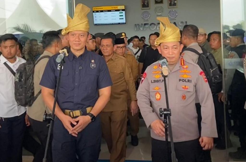 Menko AHY dan Kapolri Resmikan Pelabuhan Internasional Gold Coast Bengkong