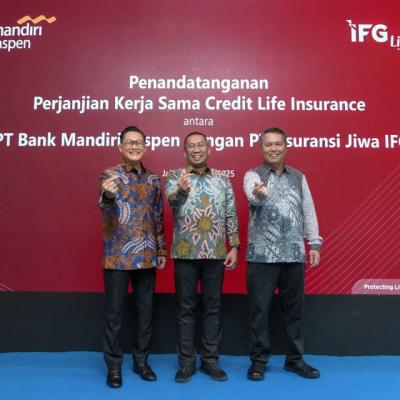 Bank Mandiri Taspen dan IFG Life Bentuk Kemitraan Asuransi Jiwa Kredit
