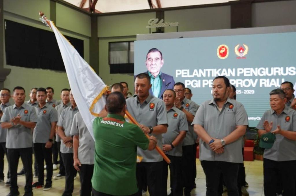 Pelantikan Pengurus PGI Riau 2025-2029, PB PGI Dorong Pembinaan Atlet dan Turnamen Rutin