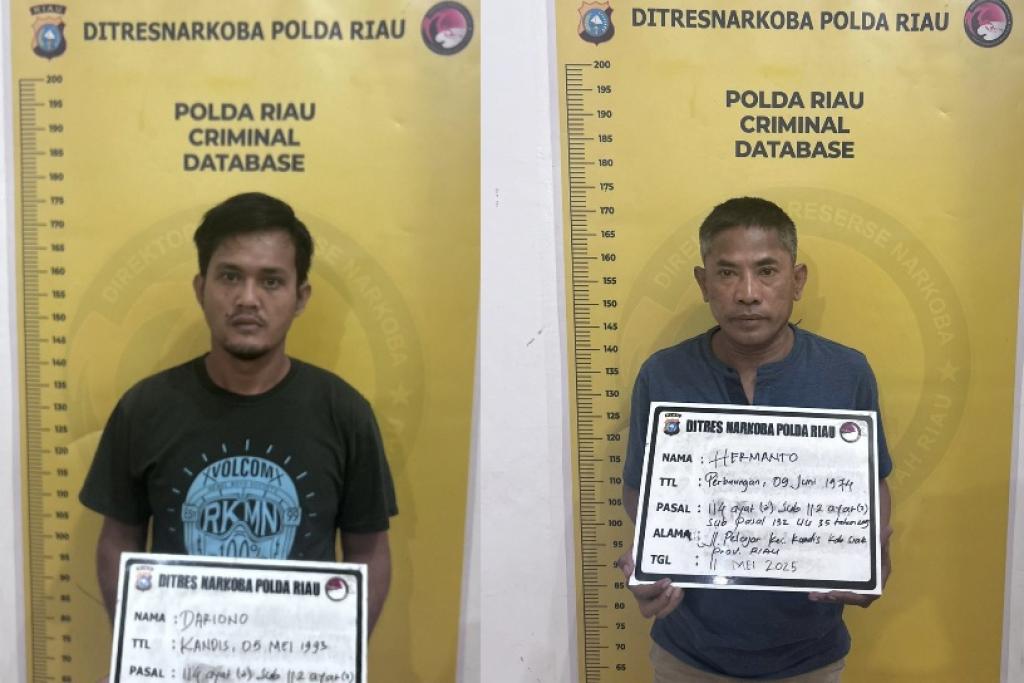 Polda Riau Bongkar Jaringan Pengedar Sabu di Kandis