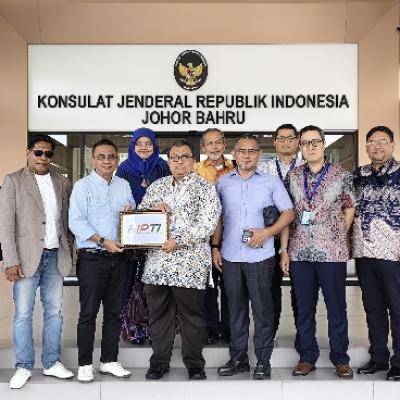 Sosialisasikan Keberadaannya, HIPTI Silaturahmi ke KJRI Johor Bahru