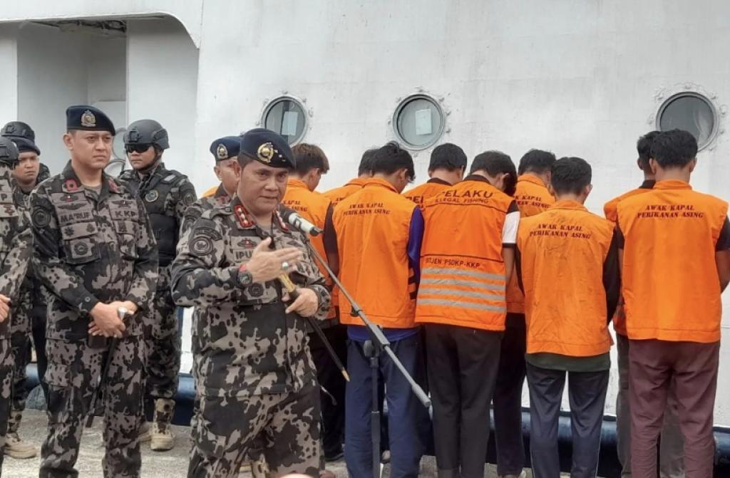 PSDKP Tangkap Dua Kapal Ikan Vietnam di Laut Natuna Utara