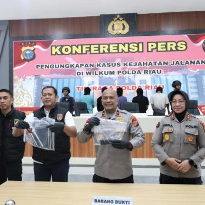 Polda Riau Tangkap Geng Motor Brutal, Mayoritas Pelajar