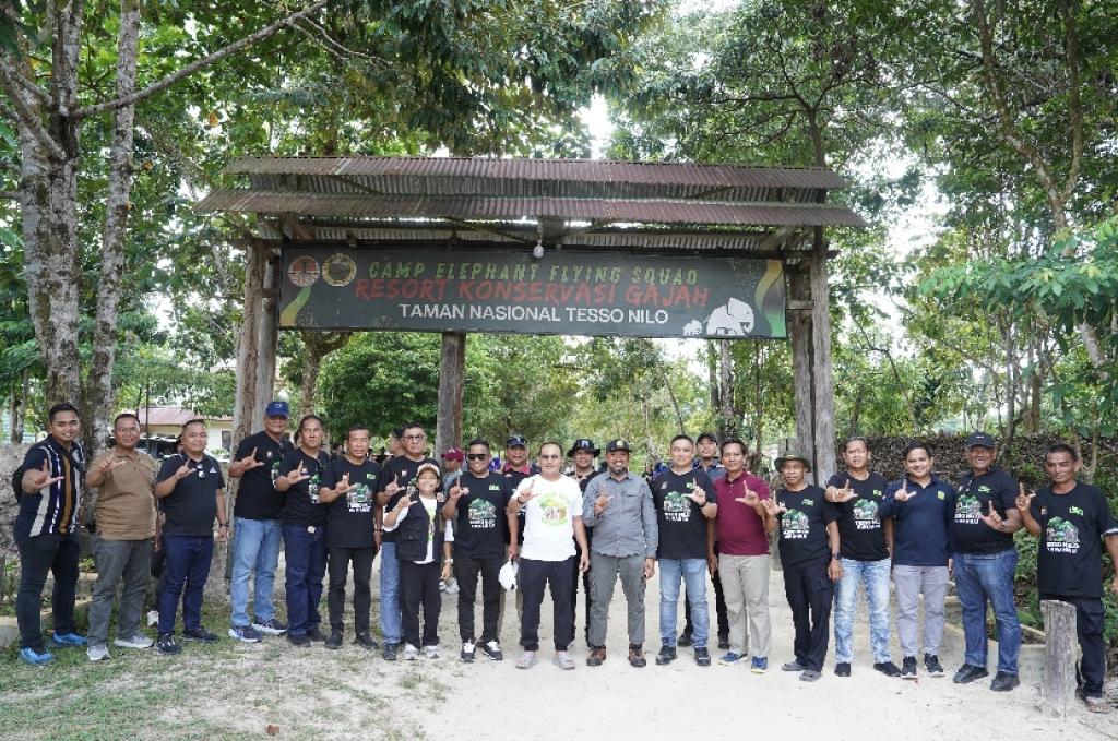 Kapolda Riau Kunjungi Taman Nasional Tesso Nilo,  Serukan Perlindungan Gajah dan Lingkungan