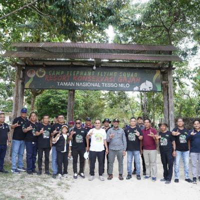 Kapolda Riau Kunjungi Taman Nasional Tesso Nilo,  Serukan Perlindungan Gajah dan Lingkungan