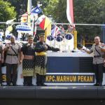 Sentuhan Budaya dalam Inovasi Polri, Kapolda Riau Resmikan Kapal Patroli 'Marhum Pekan'