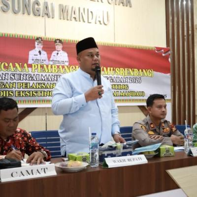 Musrenbang di Sungai Mandau, Wabup Syamsurizal Sebut Siak Tak Lagi Bangun Gedung Megah