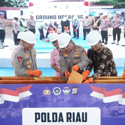 Kapolri Resmikan Hanggar Presisi dan Groundbreaking 9 Titik SPPG Tahap II di Riau
