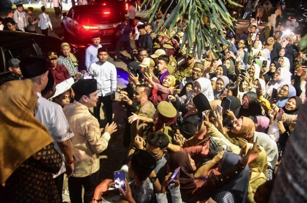 Ribuan Warga Bengkalis Padati Acara Tabligh Akbar Bersama Ustadz Hilman Fauzi