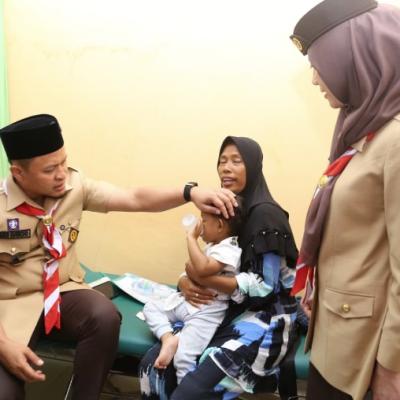 Wali Kota Pekanbaru, Agung Nugroho Jenguk Korban Gigitan Anjing Rabies