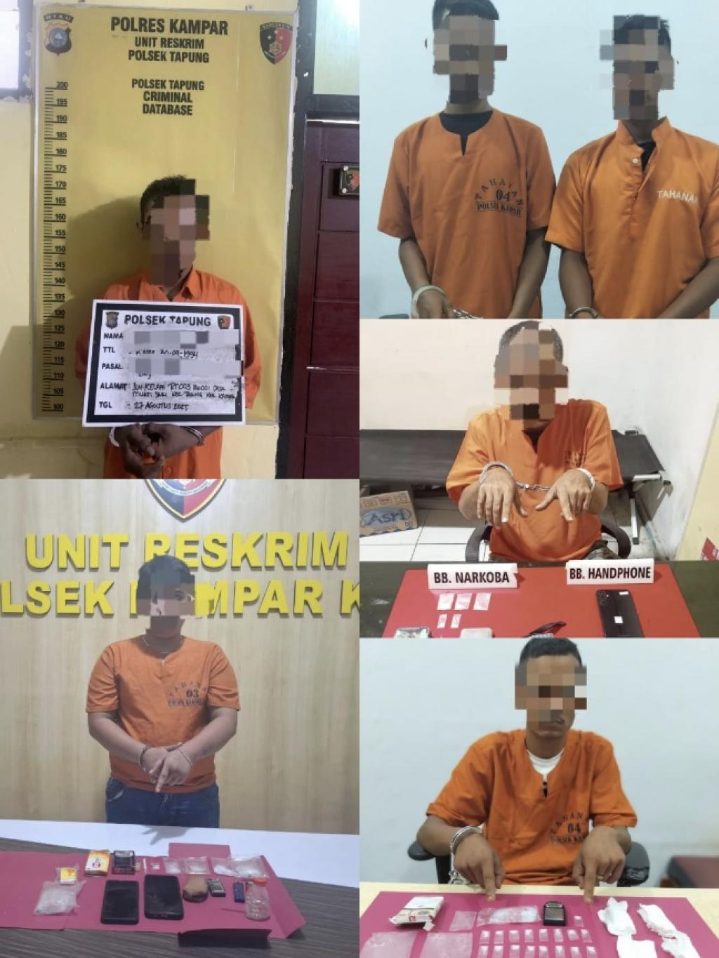 Polres Kampar Tunjukkan Taring, Puluhan Gram Sabu dan Ganja Berhasil Diamankan