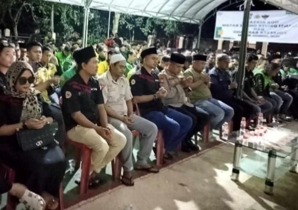 Driver Online Batam dan Polresta Barelang Gelar Doa Bersama untuk Affan Kurniawan