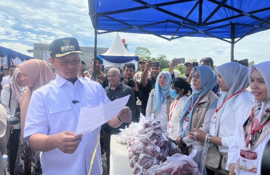 Gerakan Pangan Murah Dimulai, Wako Agung : Semua Harus Makan Bergizi