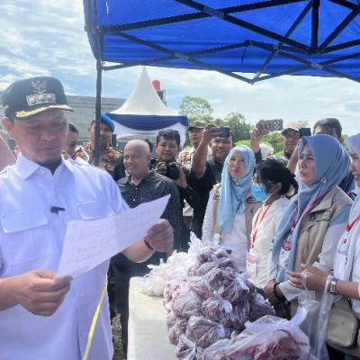 Gerakan Pangan Murah Dimulai, Wako Agung : Semua Harus Makan Bergizi