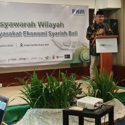 Muswil MES Bali Resmi Dibuka, Teguh Santosa Tegaskan Pentingnya Ekonomi Syariah
