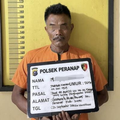 Sempat Buron Usai Bakar Istri, Pria di Inhu Ditangkap Polisi