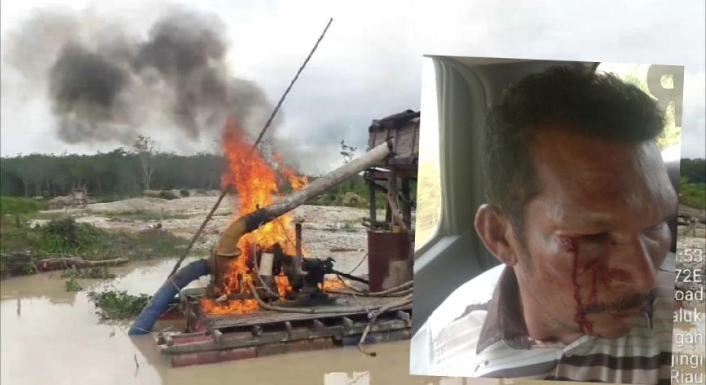 Liput Penertiban Tambang Emas Tanpa Izin, Wartawan Diserang OTK