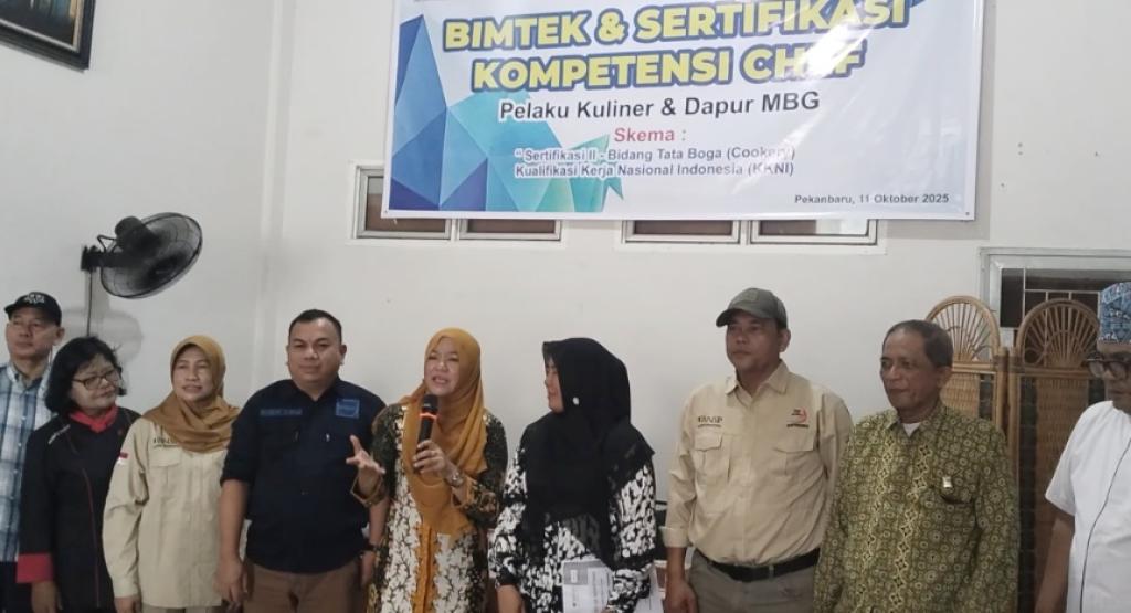 Dukung Program MBG, Apindo Pekanbaru Selenggarakan Bimtek dan Sertifikasi Bagi Juru Masak