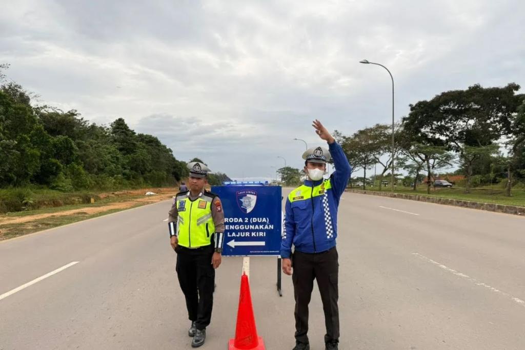 Polresta Barelang Evaluasi Penerapan Kanalisasi Lajur Kiri untuk Sepeda Motor