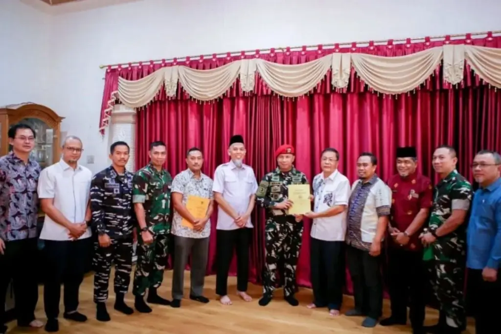 Grup 3 Kopassus Terima Hibah Lahan 245,5 Hektare di Dumai