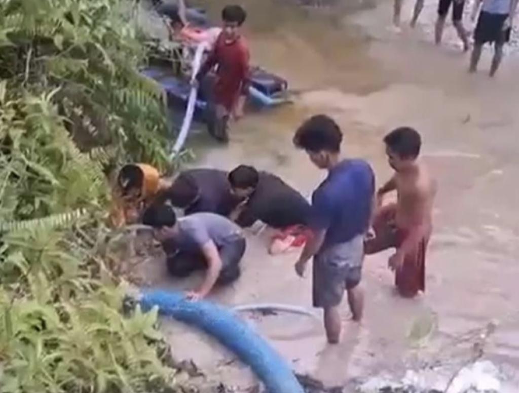 Pekerja PETI Tertimbun Longsor di Desa Jake, Polres Kuansing Lakukan Penyelidikan