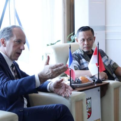Dubes  Prancis untuk Indonesia Temui Wako Agung, Buka Peluang Kerja Sama Strategis dengan Pemko Pekanbaru