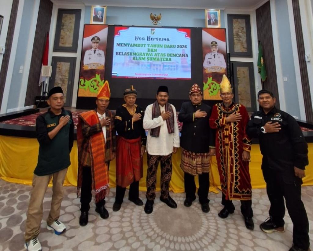 Doa Bersama Sambut Tahun Baru 2026 dan Bela Sungkawa Bencana Alam Sumatra Digelar di Balai Bupati Kampar