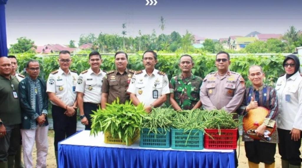 Pemasyarakatan Riau Panen Raya Serentak, Wujud Optimalisasi Lahan Produktif