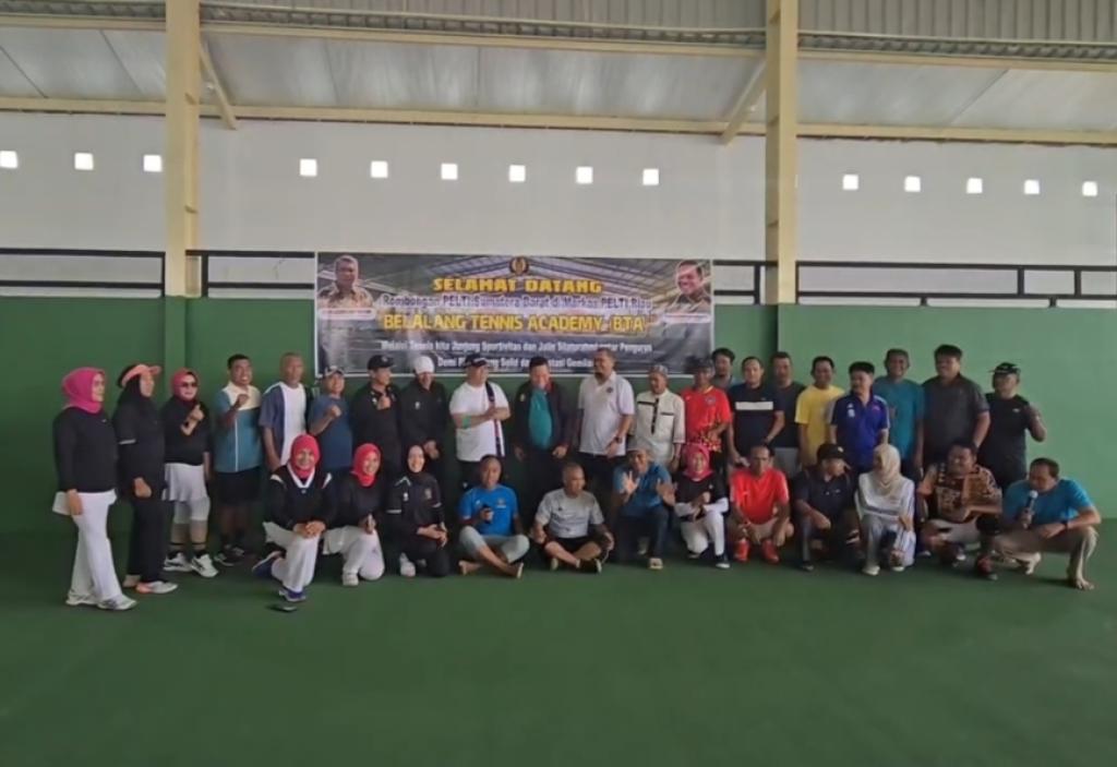 PELTI Riau Terima Kunjungan Silaturahmi PELTI Sumbar, Perkuat Kolaborasi Tenis Regional
