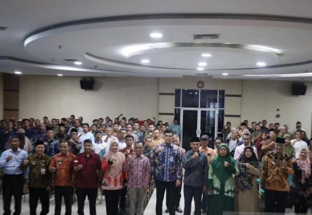 Kakanwil Kemenkum Buka Kegiatan Pembinaan Posbankum Desa dan Kelurahan di Inhu