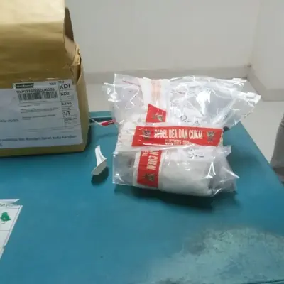 Hendak Dikirim ke Jakarta, Petugas Bandara Tanjungpinang Gagalkan Pengiriman Paket Sabu